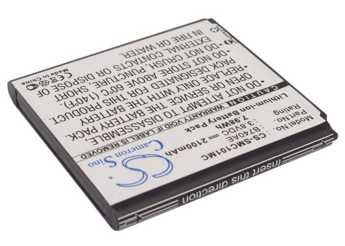 3.8V, Li-ion, 2100mAh, Camera battery fits Samsung, B740ac, Galaxy K, Galaxy S4 Zoom Lte, 7.98Wh Camera Cameron Sino Technology Limited (Camera)