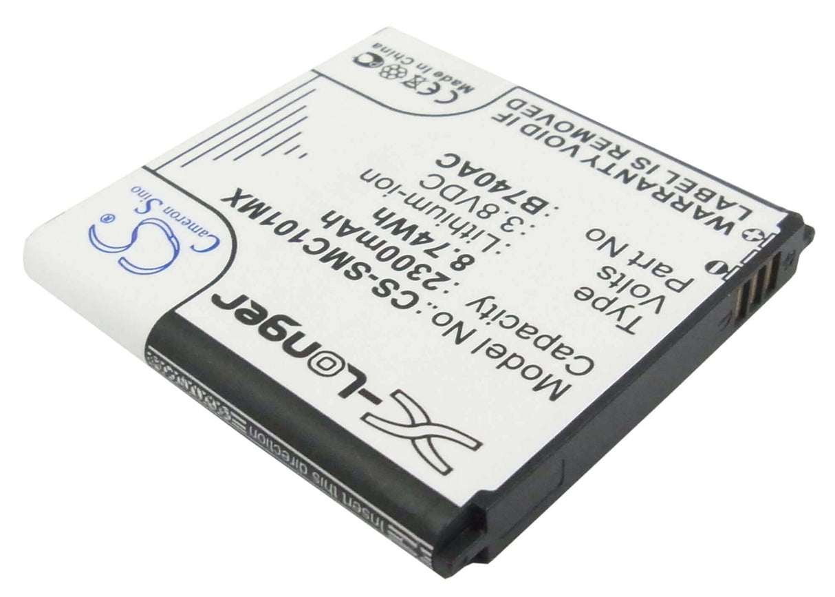 3.8V, Li-ion, 2300mAh, Camera battery fits Samsung, B740ac, Galaxy K, Galaxy S4 Zoom Lte, 8.74Wh Camera Cameron Sino Technology Limited (Suspended)