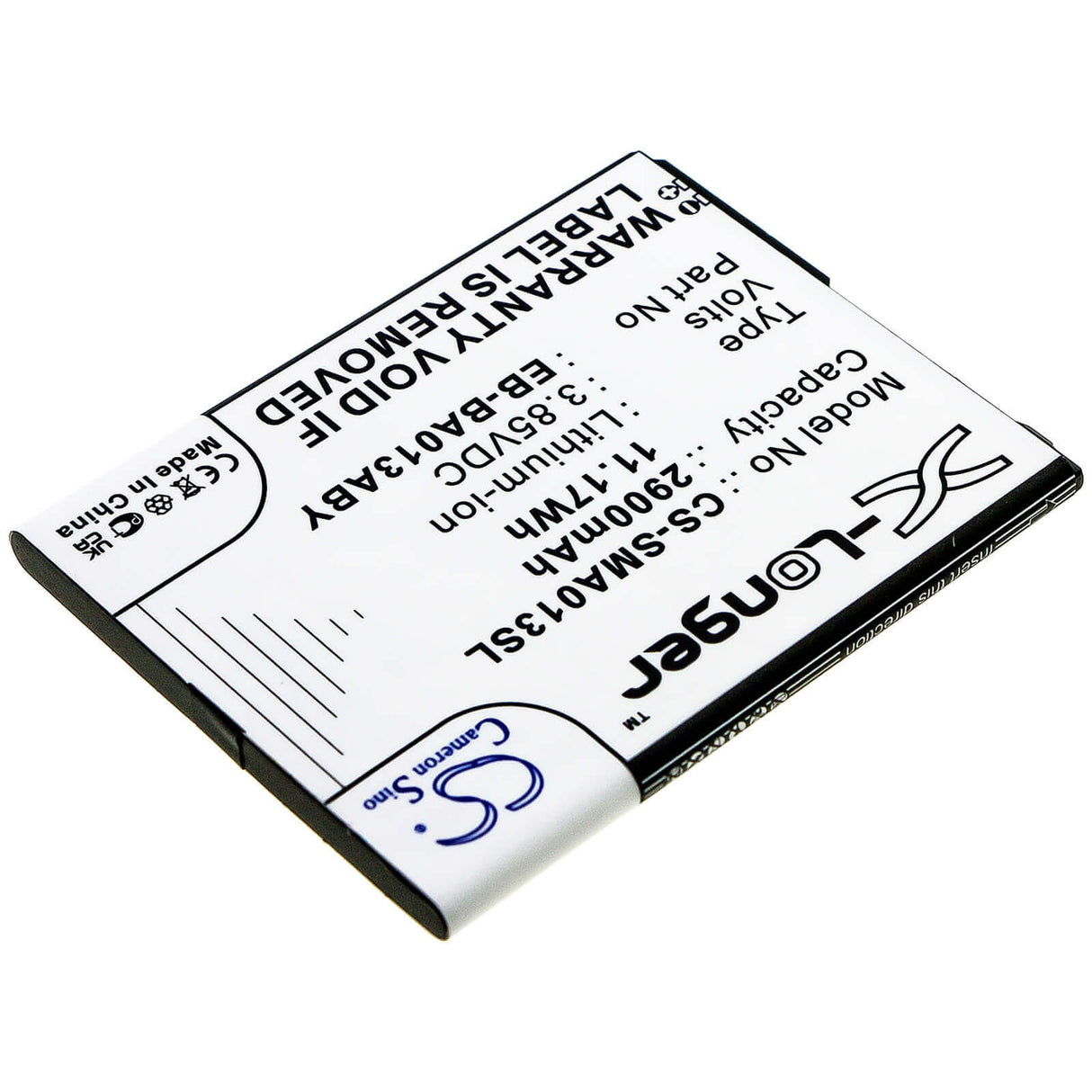 3.85V, Li-ion, 2900mAh, SmartPhone battery fits Samsung, Eb-ba013aby, Galaxy A01 2019, Galaxy M01 Core 2020, 11.17Wh Mobile, SmartPhone Cameron Sino Technology Limited (Smartphone)