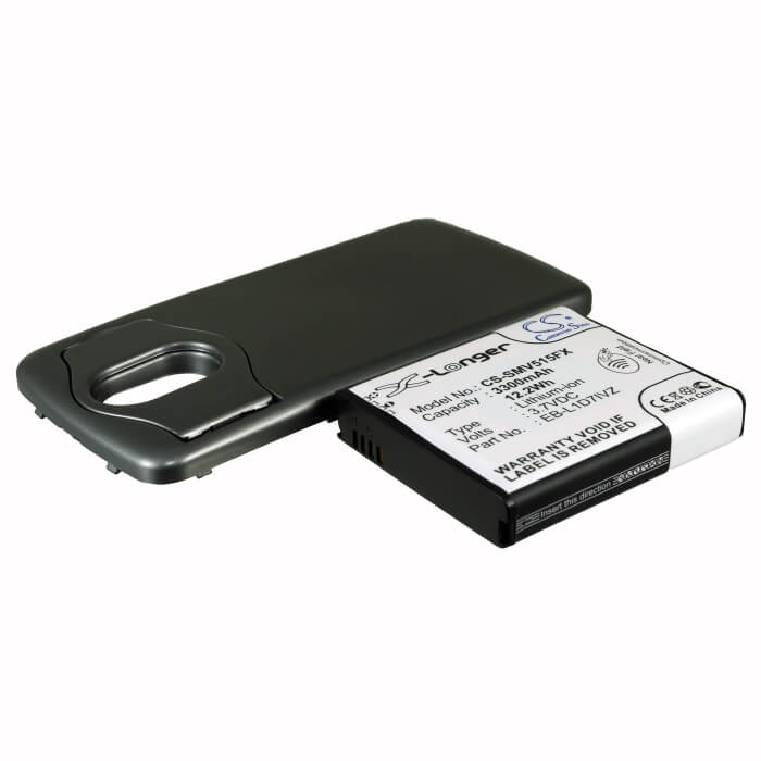 3.7V, Li-ion, 3300mAh, Mobile, SmartPhone battery fits Samsung, Verizon, Eb-l1d7ivz, Galaxy Nexus I515, Nexus 4g Lte, 12.21Wh Mobile, SmartPhone Cameron Sino Technology Limited (Smartphone)