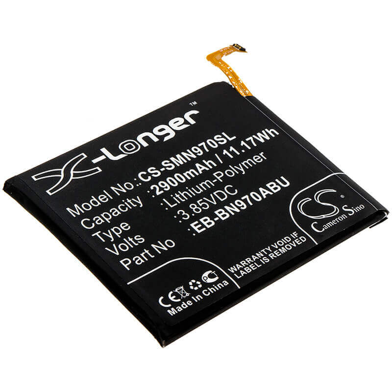 3,85V, Li-Polymère, 2900mAh, Batterie de smartphone compatible Samsung, Eb-bn970abu, Galaxy Note 10, Sm-n9700, 11,17Wh Mobile, Smartphone Cameron Sino Technology Limited (Smartphone)