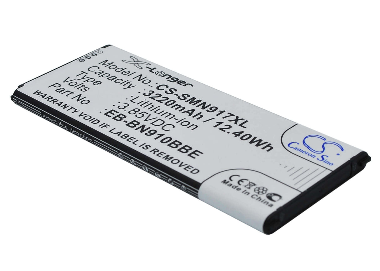 3.85V, Li-ion, 3220mAh, SmartPhone battery fits Samsung, (V2),Eb-bn910bbe, Galaxy Note 4, Sm-n910a, 12.4Wh Mobile, SmartPhone Cameron Sino Technology Limited (Smartphone)