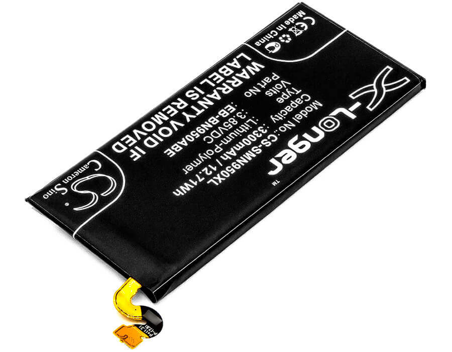 3.85V, Li-Polymer, 3300mAh, SmartPhone battery fits Samsung, Eb-bn950aba, Galaxy Note 8, Galaxy Note 8 Duos, 12.71Wh Mobile, SmartPhone Cameron Sino Technology Limited (Smartphone)