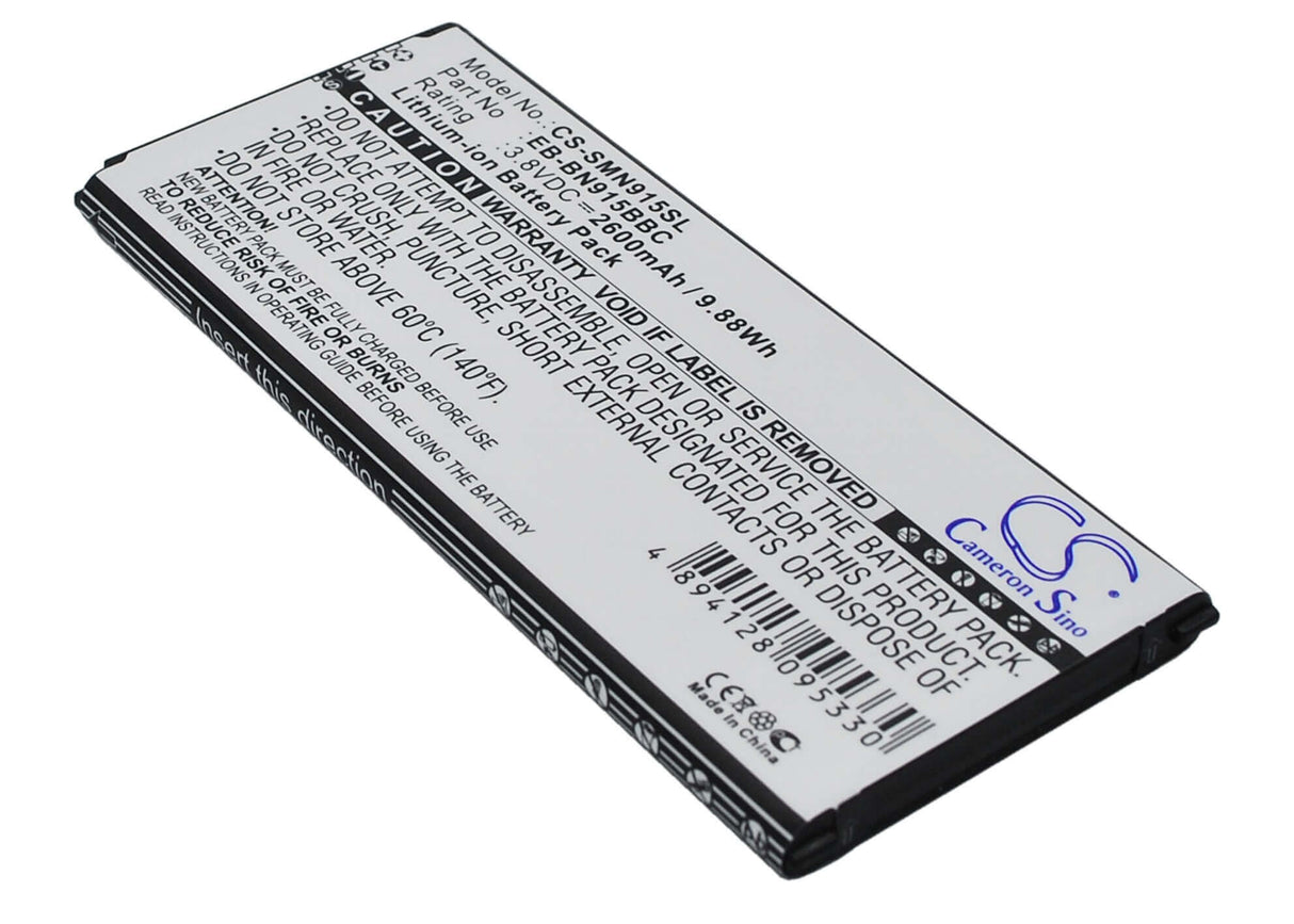 3.8V, Li-ion, 2600mAh, batterie de smartphone compatible avec Samsung, Eb-bn915bbc, Galaxy Note Edge, Note Edge 4g, 9.88Wh Mobile, Smartphone Cameron Sino Technology Limited (Smartphone)