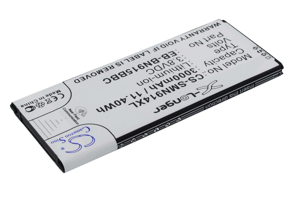 3.8V, Li-ion, 3000mAh, SmartPhone battery fits Samsung, (V2),Eb-bn915bbc, Galaxy Note Edge, Note Edge 4g, 11.4Wh Mobile, SmartPhone Cameron Sino Technology Limited (Smartphone)
