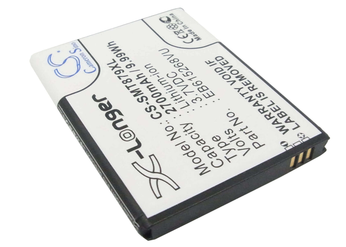 3.7V, Li-ion, 2700mAh, SmartPhone battery fits Ntt Docomo, Samsung, Telstra, At&t, T-mobile, Eb615268va, Galaxy Note, Galaxy Note 4g, 9.99Wh Mobile, SmartPhone Cameron Sino Technology Limited (Smartphone)