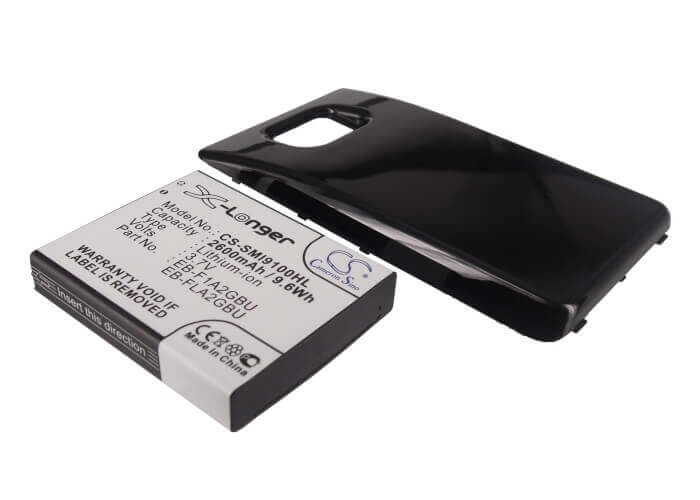 3,7V, Li-ion, 2600mAh, batterie de smartphone compatible Samsung, (Noir), Eb-f1a2gbu, Galaxy S Ii, Galaxy S2, 9,62Wh Mobile, Smartphone Cameron Sino Technology Limited (Smartphone)
