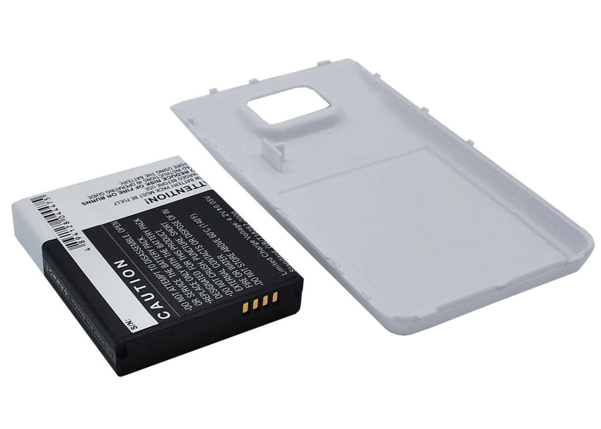 3.7V, Li-ion, 2600mAh, SmartPhone battery fits Samsung, (White),Eb-f1a2gbu, Galaxy S Ii, Galaxy S2, 9.62Wh Mobile, SmartPhone Cameron Sino Technology Limited (Smartphone)