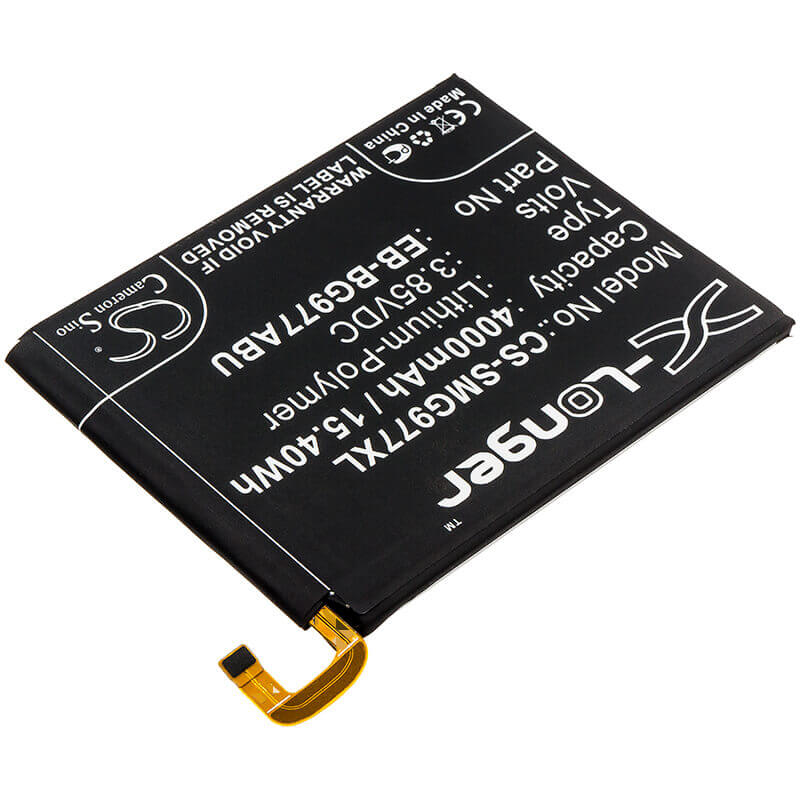 3.85V, Li-Polymer, 4000mAh, SmartPhone battery fits Samsung, Eb-bg977abu, Galaxy S10 5g, Sm-g977, 15.4Wh Mobile, SmartPhone Cameron Sino Technology Limited (Smartphone)