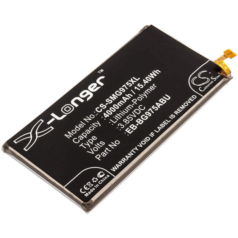 3.85V, Li-Polymer, 4000mAh, SmartPhone battery fits Samsung, Eb-bg975abu, Galaxy S10 Plus, Galaxy S10+, 15.4Wh Mobile, SmartPhone Cameron Sino Technology Limited (Smartphone)