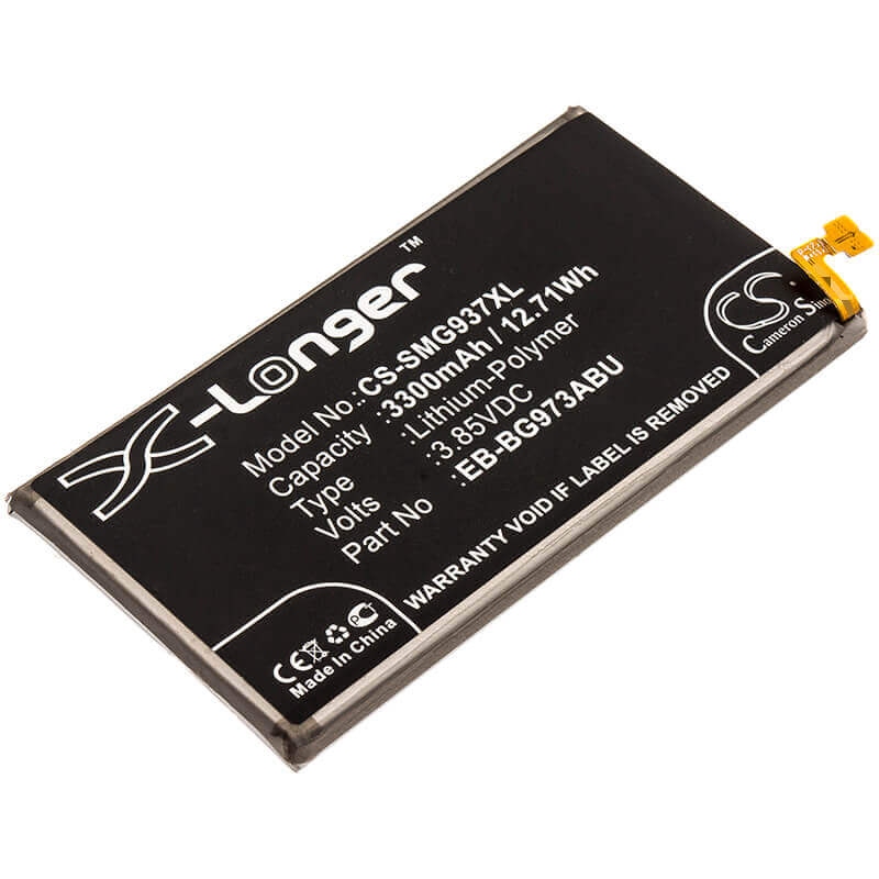3.85V, Li-Polymer, 3300mAh, SmartPhone battery fits Samsung, Eb-bg973abu, Galaxy S10, Sm-g973, 12.71Wh Mobile, SmartPhone Cameron Sino Technology Limited (Smartphone)