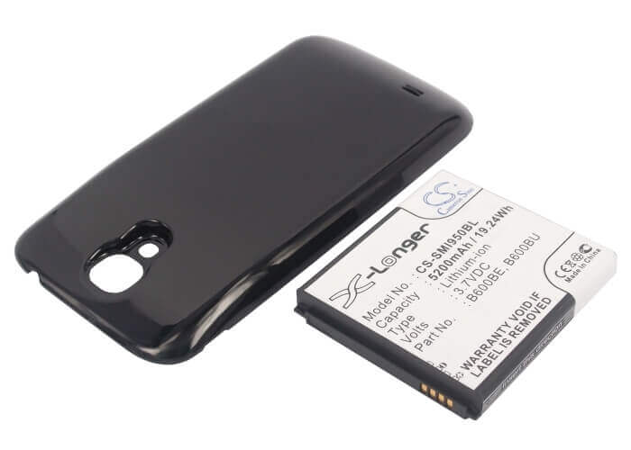 3.7V, Li-ion, 5200mAh, SmartPhone battery fits Samsung, (Black),B600be, Galaxy S4, Galaxy S4 Lte, 19.24Wh Mobile, SmartPhone Cameron Sino Technology Limited (Smartphone)