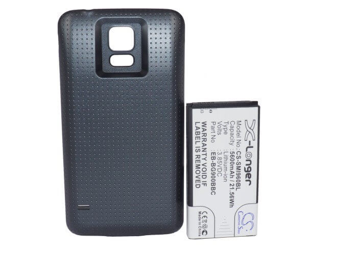 3.85V, Li-ion, 5600mAh, SmartPhone battery fits Samsung, (Charcoal Black),Eb-b900bc, Galaxy S5, Galaxy S5 Lte, 21.56Wh Mobile, SmartPhone Cameron Sino Technology Limited (Suspended)