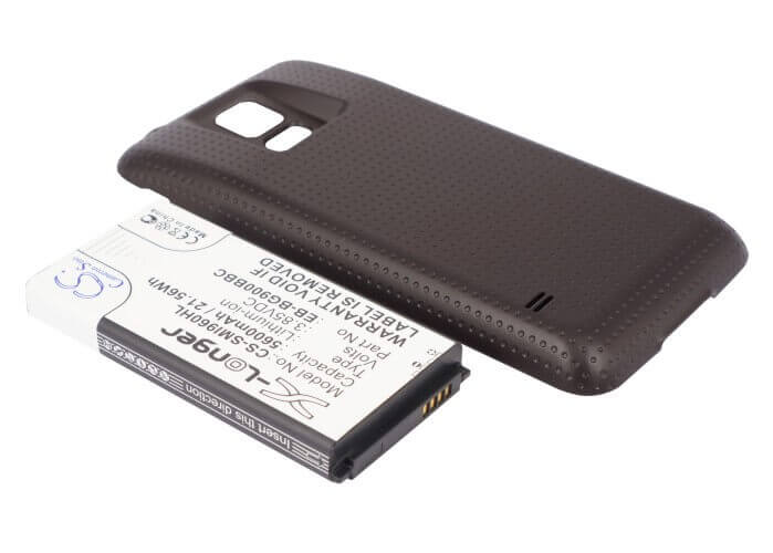 3.85V, Li-ion, 5600mAh, batterie de smartphone compatible Samsung, (Marron), Eb-b900bc, Galaxy S5, Galaxy S5 Lte, 21.56Wh Mobile, Smartphone Cameron Sino Technology Limited (Smartphone)