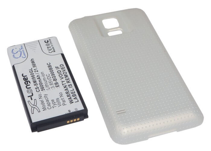 3.85V, Li-ion, 5600mAh, batterie de smartphone compatible Samsung, (Or), Eb-b900bc, Galaxy S5, Galaxy S5 Lte, 21.56Wh Mobile, Smartphone Cameron Sino Technology Limited (Smartphone)
