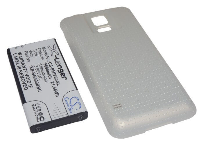 3.85V, Li-ion, 5600mAh, batterie de smartphone compatible Samsung, (Or), Eb-b900bc, Galaxy S5, Galaxy S5 Lte, 21.56Wh Mobile, Smartphone Cameron Sino Technology Limited (Smartphone)