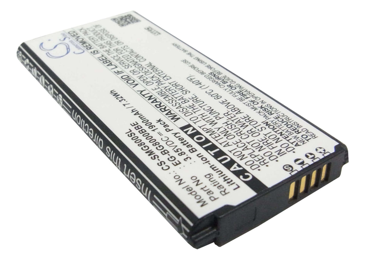 3,85V, Li-ion, 1900mAh, batterie de smartphone compatible Samsung, Eb-bg800bbe, Galaxy S5 Dx, Galaxy S5 Mini, 7,32Wh Mobile, Smartphone Cameron Sino Technology Limited (Smartphone)