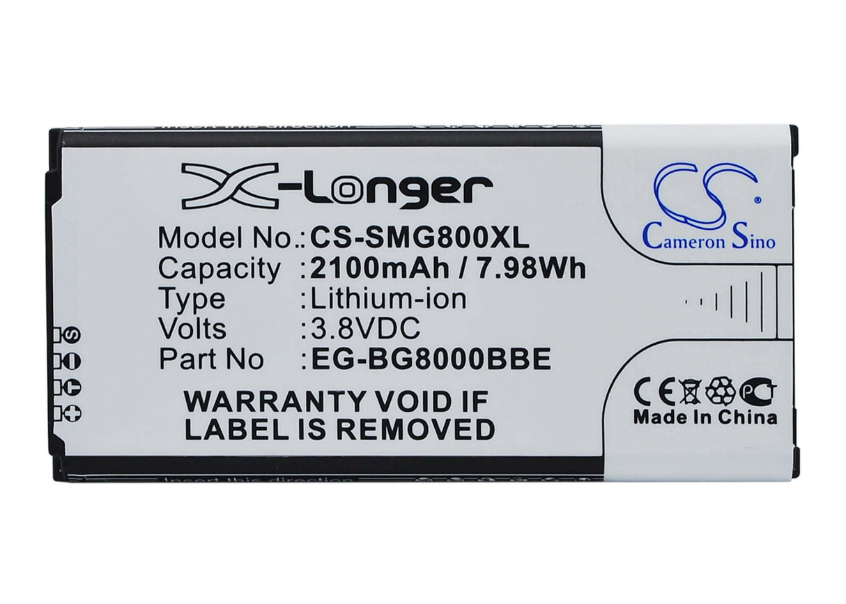 3,85V, Li-ion, 2100mAh, batterie de smartphone compatible avec Samsung, Eb-bg800bbe, Galaxy S5 Dx, Galaxy S5 Mini, 8,09Wh Mobile, Smartphone Cameron Sino Technology Limited (Smartphone)