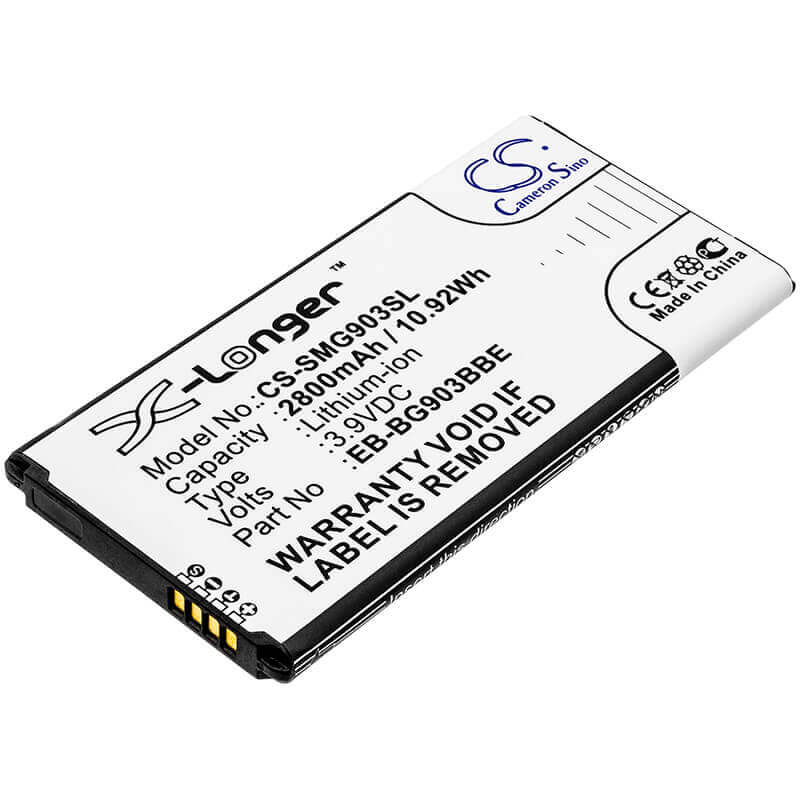 3.9V, Li-ion, 2800mAh, SmartPhone battery fits Samsung, (V2),Eb-bg903bba, Galaxy S5 Neo, Galaxy S5 Neo Duos, 10.92Wh Mobile, SmartPhone Cameron Sino Technology Limited (Smartphone)
