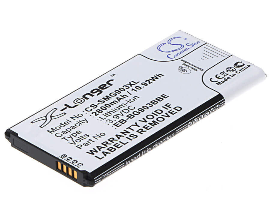 SmartPhone Battery For Samsung Galaxy S5 Neo, Sm-g903fd, Replaces Eb-bg903bbu 3.9v, 2800mah - 10.92wh Mobile, SmartPhone Cameron Sino Technology Limited (Smartphone)