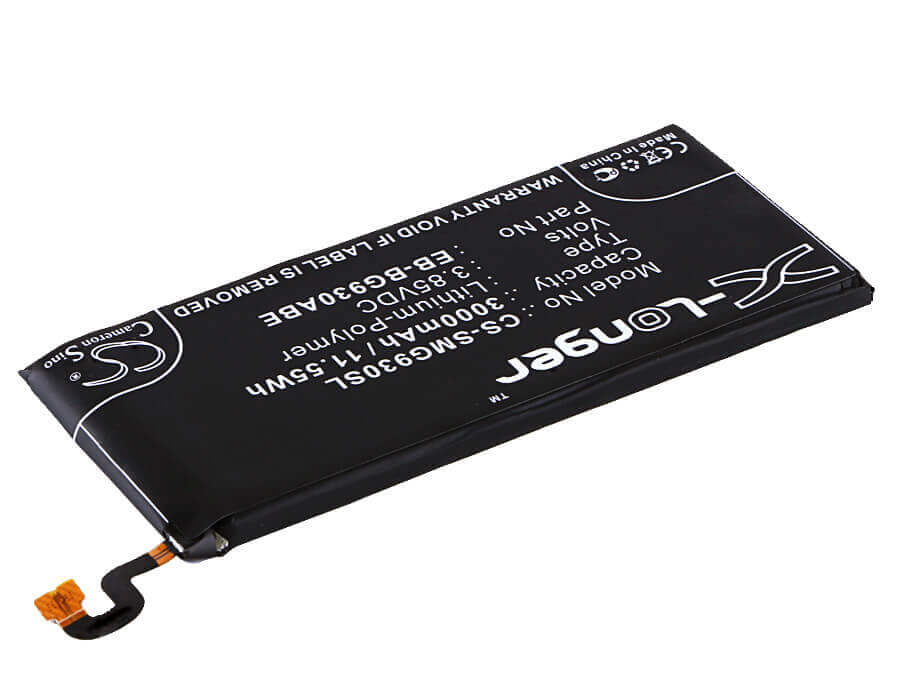 3.85V, Li-Polymer, 3000mAh, SmartPhone battery fits Samsung, Eb-bg930aba, Galaxy S7, Galaxy S7 Duos, 11.55Wh Mobile, SmartPhone Cameron Sino Technology Limited (Smartphone)