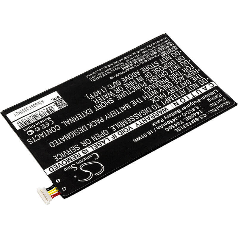 3.8V, Li-Polymer, 3000mAh, Tablet battery fits Samsung, T4450c, Galaxy Tab 4, Galaxy Tab 4 8.0 Lte, 11.40Wh Tablet Cameron Sino Technology Limited