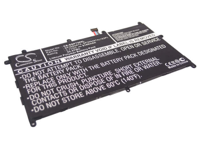 Tablet Battery For Samsung, Galaxy Tab 8.9, Gt-p7300, Gt-p7310, Gt-p7320 3.7v, 6100mah - 22.57wh Tablet Cameron Sino Technology Limited