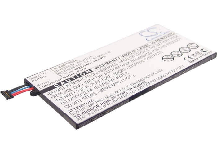 3.7V, Li-Polymer, 4000mAh, Tablet battery fits Samsung, Aa1za18bs/t-b, Galaxy Tab, Galaxy Tab 7.0, 14.80Wh Tablet Cameron Sino Technology Limited