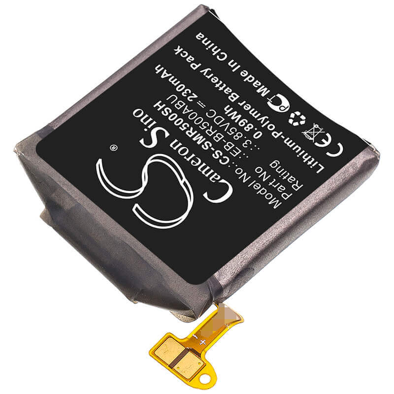 3.85V, Li-Polymer, 230mAh, Smartwatch battery fits Samsung, Eb-br500abu, Galaxy Watch Active, Sm-r500, 0.89Wh Smartwatch Cameron Sino Technology Limited