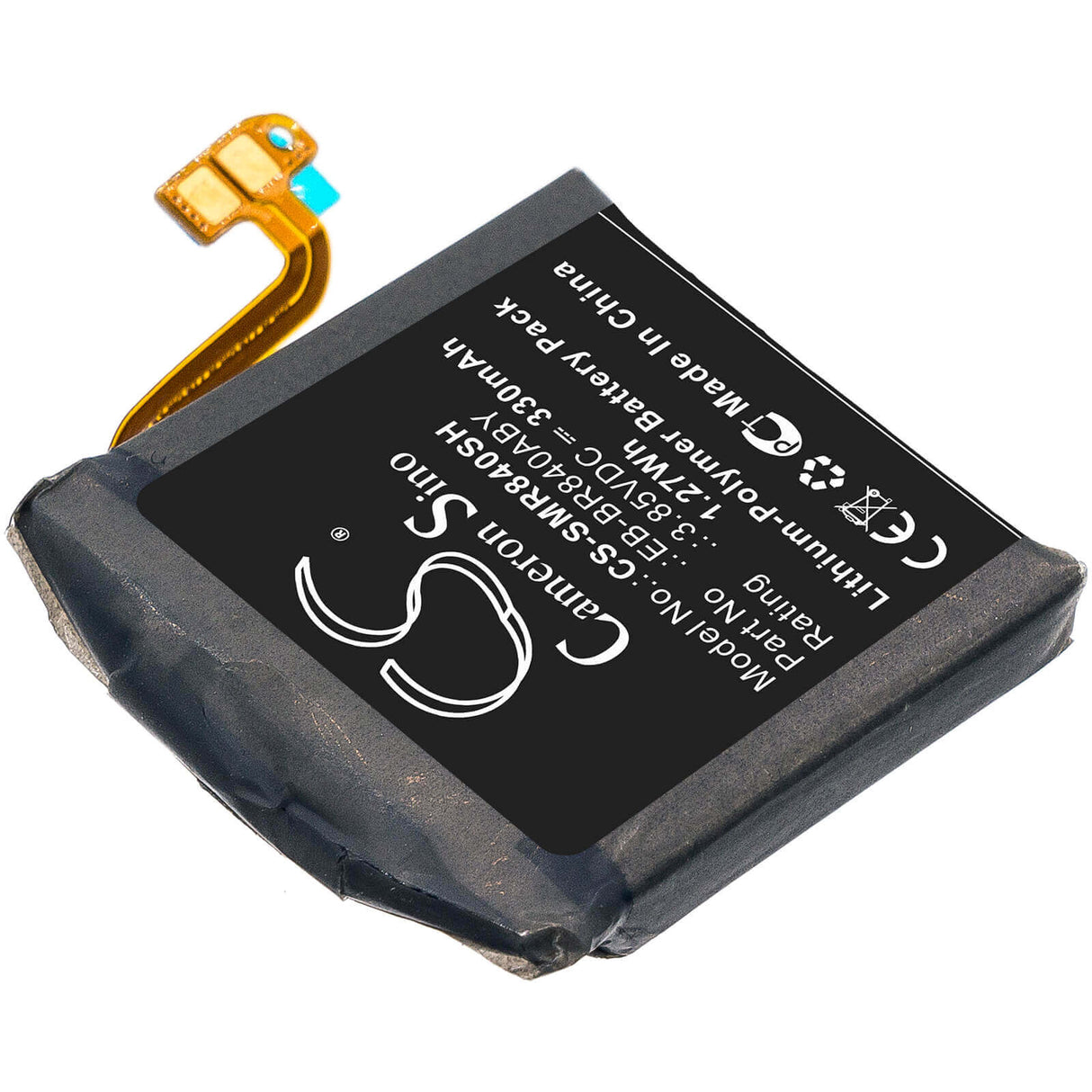 3.85V, Li-Polymer, 330mAh, Smartwatch battery fits Samsung, Eb-br840aby, Galaxy Watch3 45mm, Sm-r840, 1.27Wh Smartwatch Cameron Sino Technology Limited