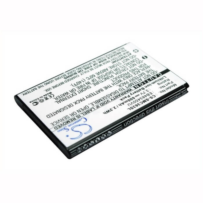 3.7V, Li-ion, 600mAh, SmartPhone battery fits Samsung, Eb483450vu, Gt-c3230, Gt-c3630, 2.22Wh Mobile, SmartPhone Cameron Sino Technology Limited (Suspended)