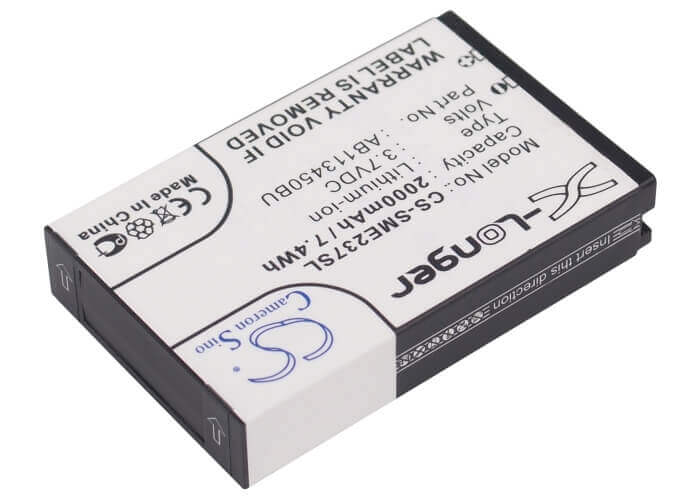 3,7V, Li-ion, 2000mAh, batterie de smartphone compatible Samsung, Ab113450bu, E2370 Solid, Gt-e2370, 7,4Wh Mobile, Smartphone Cameron Sino Technology Limited (Smartphone)
