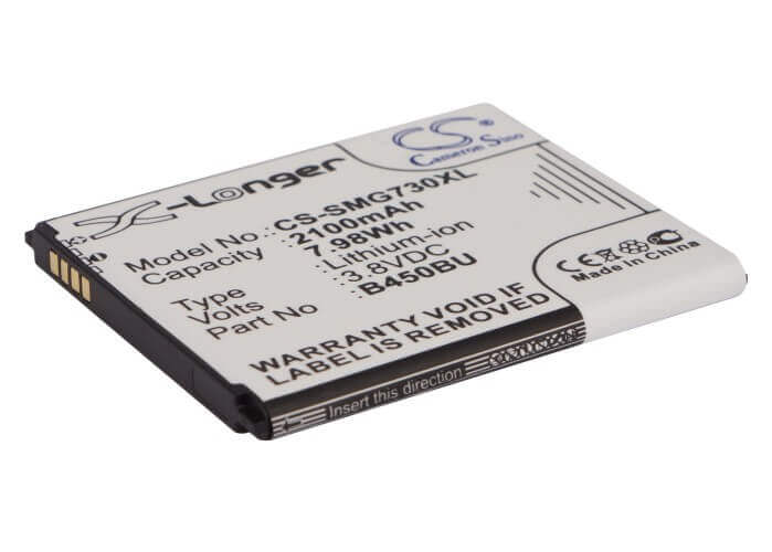 3.8V, Li-ion, 2100mAh, SmartPhone battery fits Samsung, B450bc, Afyon, Galaxy Core 4g, 7.98Wh Mobile, SmartPhone Cameron Sino Technology Limited (Smartphone)