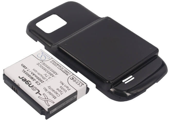 3.7V, Li-ion, 2000mAh, batterie de smartphone compatible avec Samsung, Ab653850ce, Gt-i8000, Gt-i8000h, 7.4Wh Mobile, Smartphone Cameron Sino Technology Limited (Smartphone)