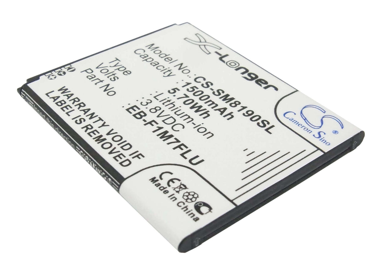 3.8V, Li-ion, 1500mAh, SmartPhone battery fits Samsung, Eb-f1m7flu, Galaxy S 3 Mini, Galaxy S Iii Mini, 5.7Wh Mobile, SmartPhone Cameron Sino Technology Limited (Smartphone)