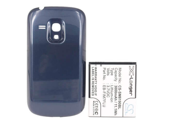 3,8V, Li-ion, 3000mAh, batterie de smartphone compatible avec Samsung, Eb-f1m7flu, Galaxy S 3 Mini, Galaxy S Iii Mini, 11.4Wh Mobile, Smartphone Cameron Sino Technology Limited (Smartphone)