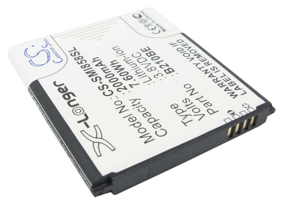 3.8V, Li-ion, 2000mAh, SmartPhone battery fits Samsung, B210bc, Galaxy Core Advance, Gt-i8580, 7.6Wh Mobile, SmartPhone Cameron Sino Technology Limited (Smartphone)