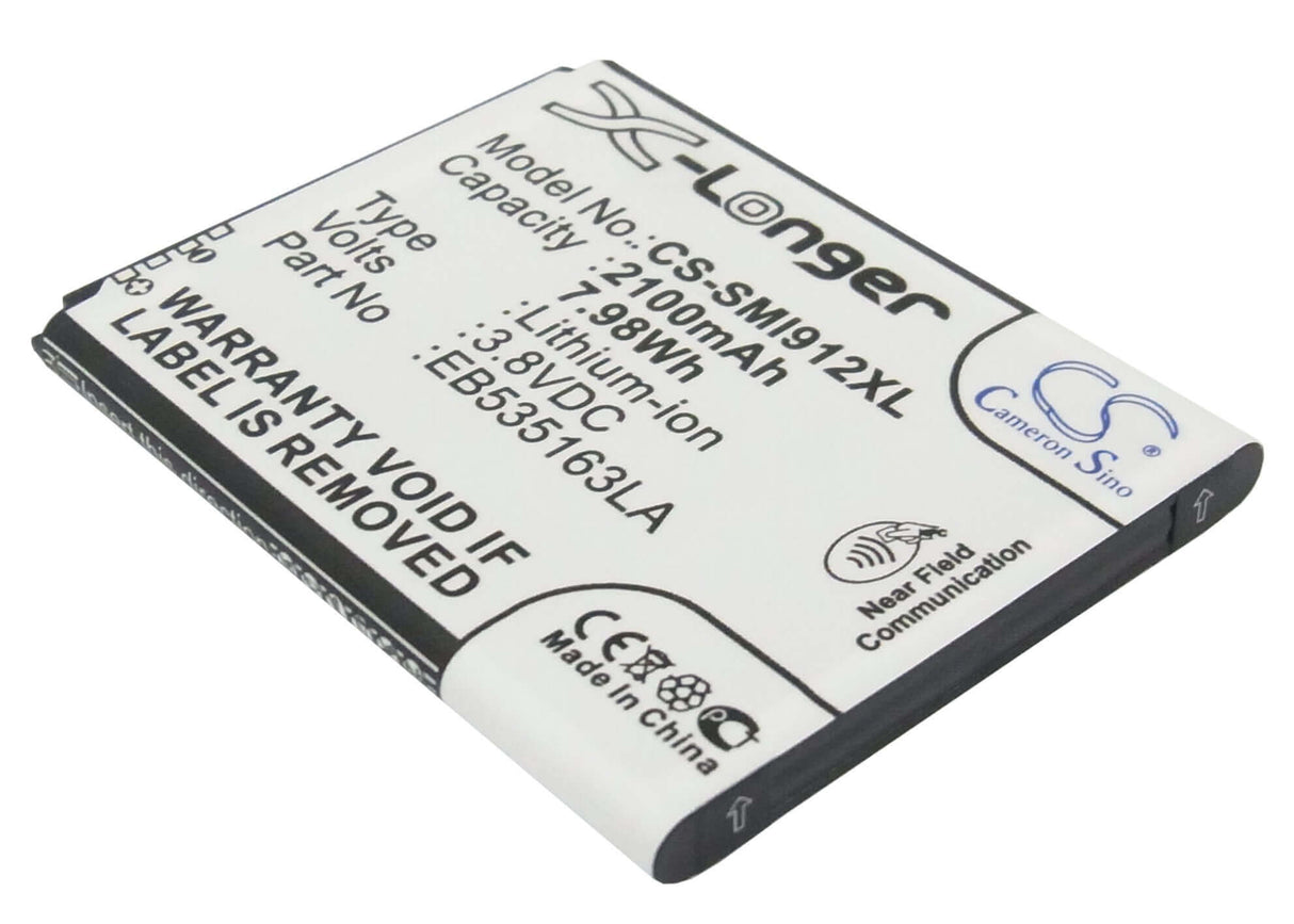 3,8V, Li-ion, 2100mAh, batterie de smartphone compatible avec Samsung, (Noir), Eb535163la, Galaxy Grand, Galaxy Grand Duos, 7,98Wh Mobile, Smartphone Cameron Sino Technology Limited (Smartphone)