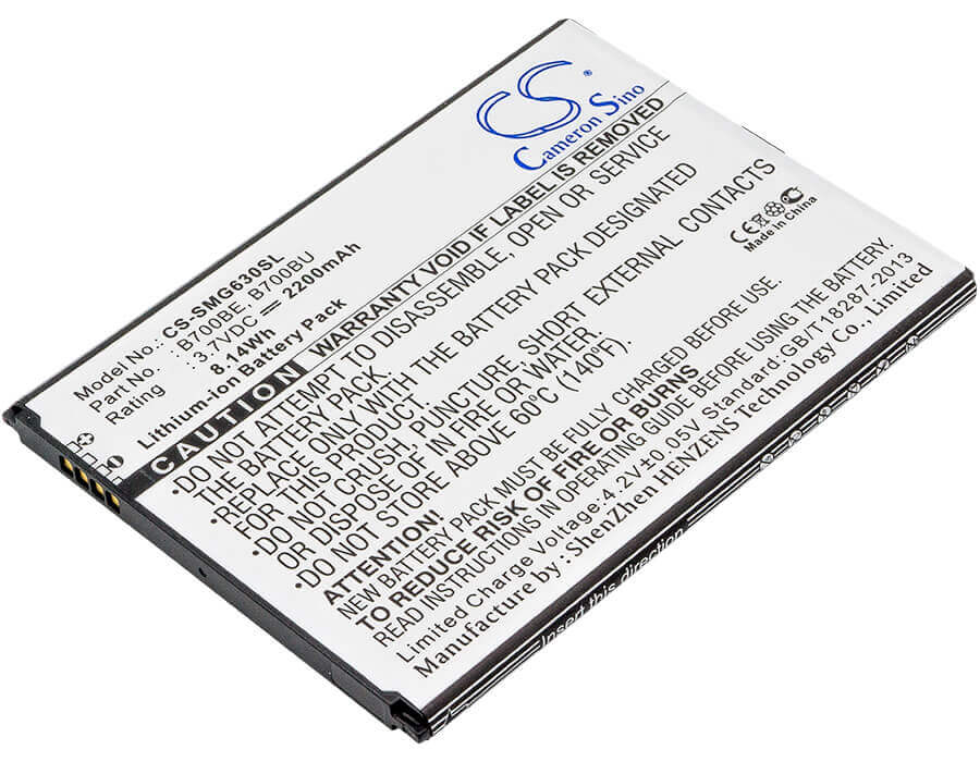 3,7V, Li-ion, 2200mAh, batterie de smartphone compatible avec Samsung, B700bc, Galaxy Mega 6.3, Galaxy Mega 6.3 Duos, 8,14Wh Mobile, Smartphone Cameron Sino Technology Limited (Smartphone)
