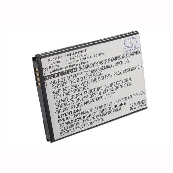 3,7V, Li-ion, 1500mAh, batterie de smartphone compatible avec Samsung, Sprint, Eb-l1f2hbu, Galaxy Nexus, Galaxy Nexus 4g Lte, 5,55Wh Mobile, Smartphone Cameron Sino Technology Limited (Smartphone)