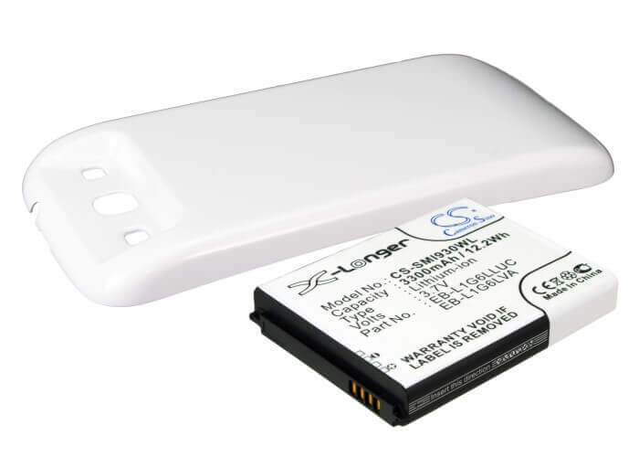 3,7V, Li-ion, 3300mAh, batterie pour smartphone compatible avec Samsung, Eb-l1g6llk, Galaxy S3, Galaxy Siii, 12,21Wh Mobile, Smartphone Cameron Sino Technology Limited (Smartphone)