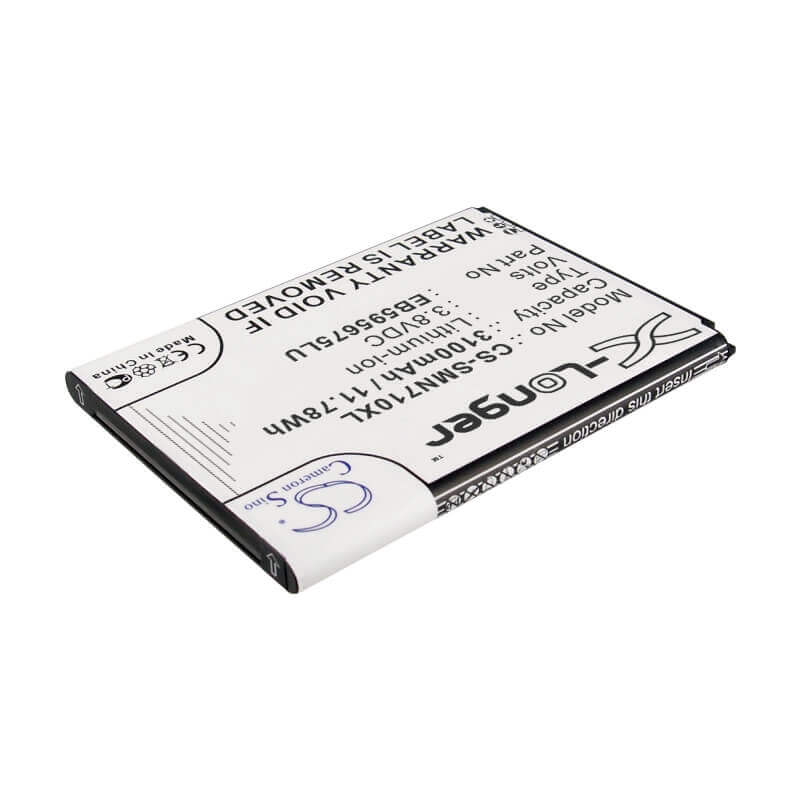 3.8V, Li-ion, 3100mAh, batterie de smartphone compatible avec Verizon, Sprint, Samsung, Eb595675lu, Galaxy Note 2, Galaxy Note Ii, 11.78Wh Mobile, Smartphone Cameron Sino Technology Limited (Smartphone)