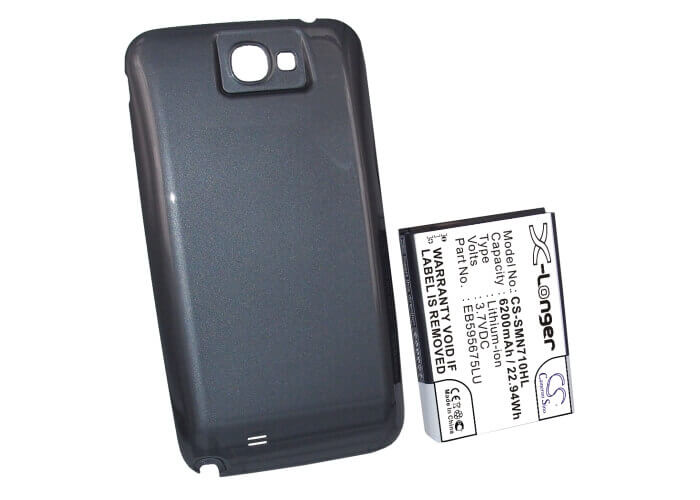 3.7V, Li-ion, 6200mAh, SmartPhone battery fits Samsung, (Grey),Eb595675lu, Galaxy Note 2, Galaxy Note Ii, 22.94Wh Mobile, SmartPhone Cameron Sino Technology Limited (Suspended)