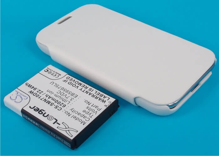 3.7V, Li-ion, 6200mAh, SmartPhone battery fits Samsung, (White),Eb595675lu, Galaxy Note 2, Galaxy Note Ii, 22.94Wh Mobile, SmartPhone Cameron Sino Technology Limited (Suspended)