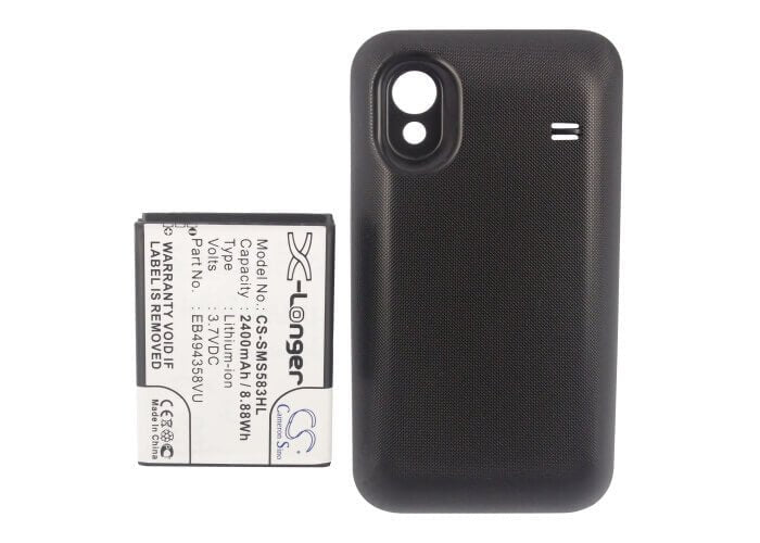 3.7V, Li-ion, 2400mAh, SmartPhone battery fits Samsung, Eb494358vu, Gt-s5830, Gt-s5830i, 8.88Wh Mobile, SmartPhone Cameron Sino Technology Limited (Suspended)