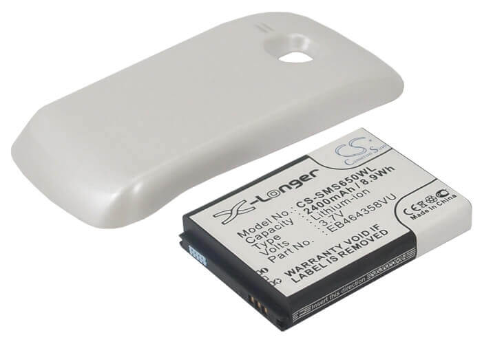 3.7V, Li-ion, 2400mAh, SmartPhone battery fits Samsung, (White),Eb464358vu, Galaxy Mini 2, Gt-s6500, 8.88Wh Mobile, SmartPhone Cameron Sino Technology Limited (Suspended)