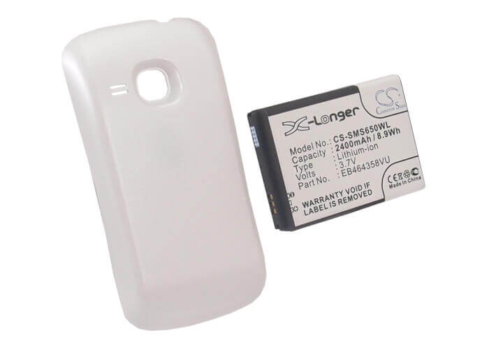 3.7V, Li-ion, 2400mAh, SmartPhone battery fits Samsung, (White),Eb464358vu, Galaxy Mini 2, Gt-s6500, 8.88Wh Mobile, SmartPhone Cameron Sino Technology Limited (Suspended)