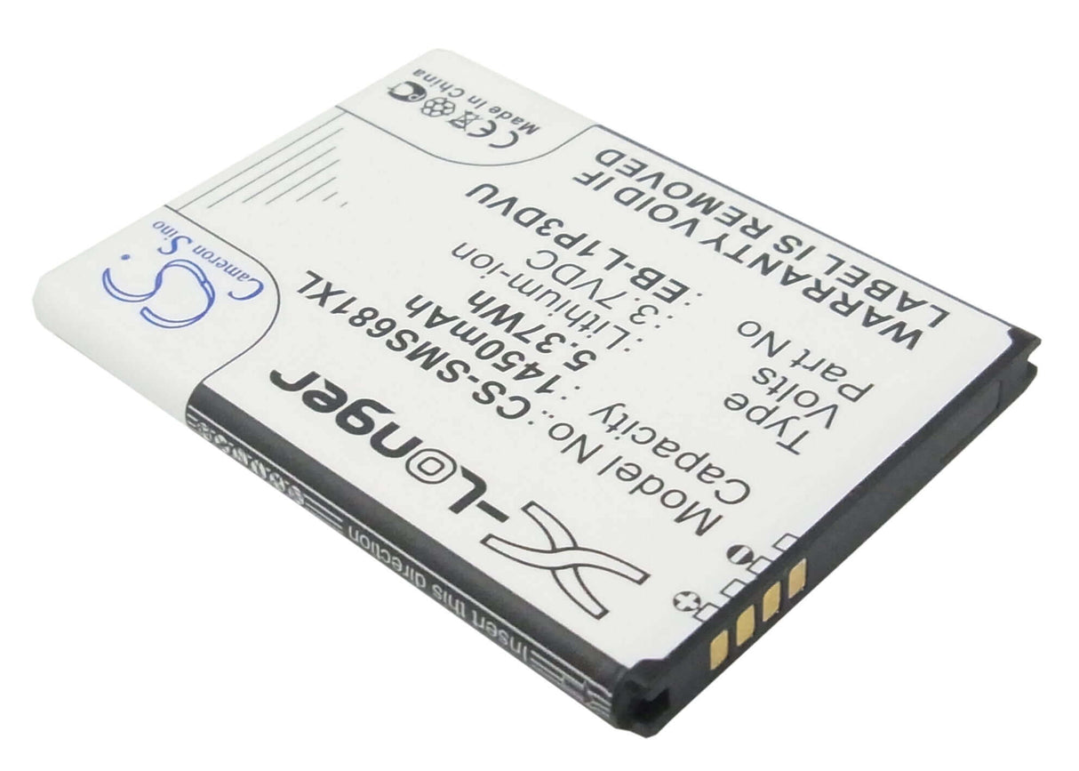 3,7V, Li-ion, 1450mAh, batterie pour smartphone compatible avec Samsung, Eb-l1p3dvu, Galaxy Ace Duos, Galaxy Fame, 5,37Wh Mobile, Smartphone Cameron Sino Technology Limited (Suspendu)