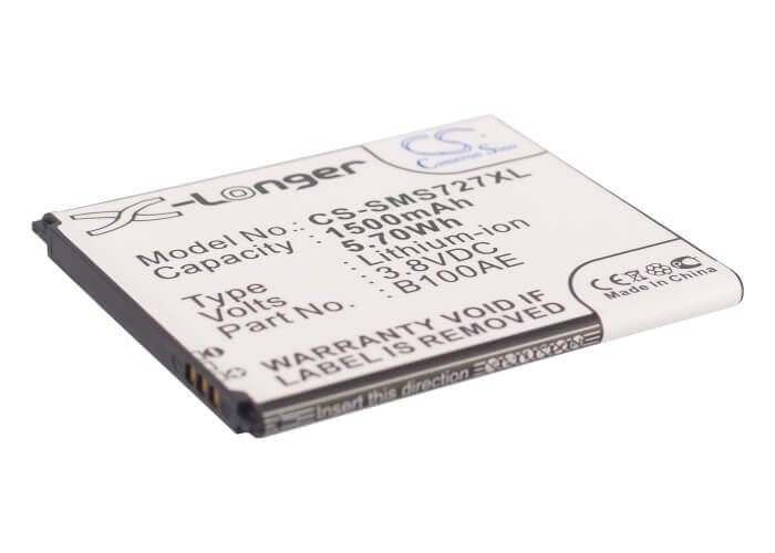 3.8V, Li-ion, 1500mAh, SmartPhone battery fits Samsung, B100ae, Galaxy Ace 3, Galaxy Ace 3 3g, 5.7Wh Mobile, SmartPhone Cameron Sino Technology Limited (Smartphone)