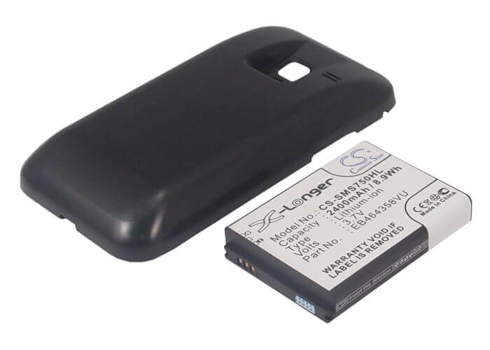 3.7V, Li-ion, 2400mAh, SmartPhone battery fits Samsung, Eb464358vu, Galaxy Ace Plus, Gt-s7500, 8.88Wh Mobile, SmartPhone Cameron Sino Technology Limited (Suspended)
